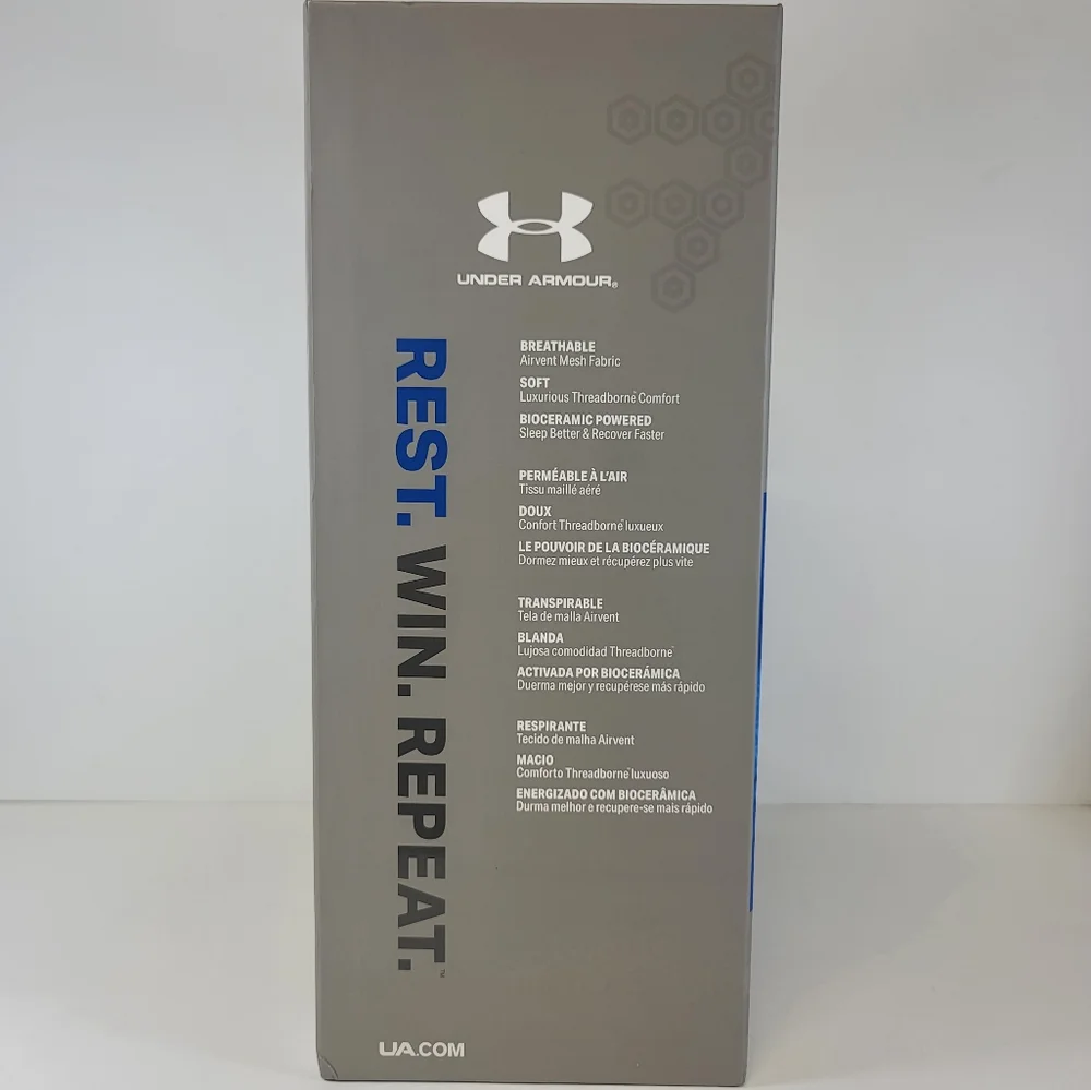 NEW UNDER ARMOUR ATHLETE RECOVERY BEDDING FULL SIZE WHITE TOM BRADY COLLAB $275